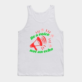 Unleash Your Voice: Inspiring T-Shirt Illustration Tank Top